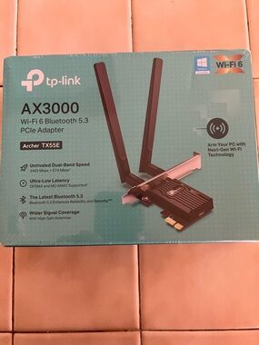 TP-Link Archer TX55E AX3000 Wi‑Fi 6 PCIe Adapter - Black